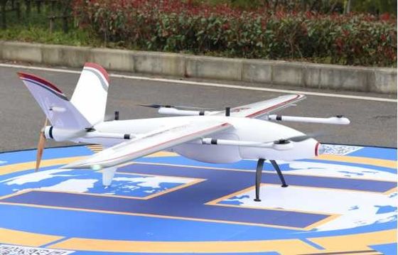 UAV FengHu φτερών ακτίνας ελέγχου 30km VTOL σταθερός κάθετος σταθερός απογείωση κηφήνας φτερών