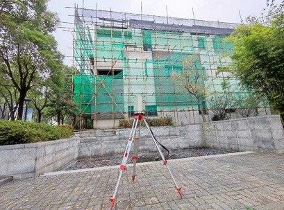 επίγειος τρισδιάστατος ανιχνευτής λέιζερ ποσοστού IP64 HS500i 1.5m500m για τα κτήρια
