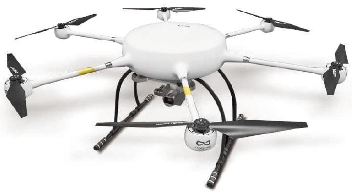 120min ανώτατη UAV Long120 στροφέων φορτίων 8kg πολυ ελαφριά αντίσταση έξι βροχής κηφήνας άξονα