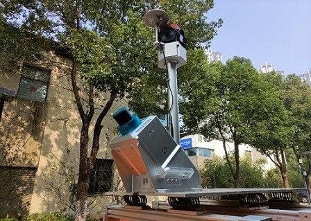 Κινητό έδαφος ραντάρ με ακτίνες laser hiScan-γ που ερευνά το σύστημα παρακολούθησης παραμόρφωσης ακρίβειας του 5mm@40m