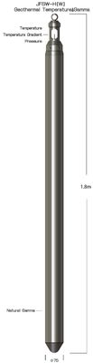Φυσικό NaI Crystal+Photomultiplier γεωθερμικό Temperature&Gamma σειράς 0~65000CPS γάμμα