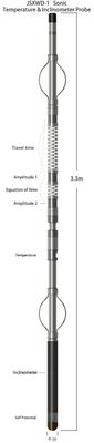 Inclinometer θερμοκρασίας 125555μS/M ηχιτικός έλεγχος με τον αισθητήρα Pt100